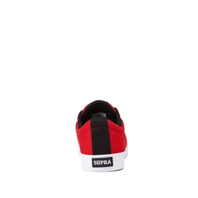 Supra STACKS II VULC Lave Sneakers Herre Rød/Hvite | NO-15665